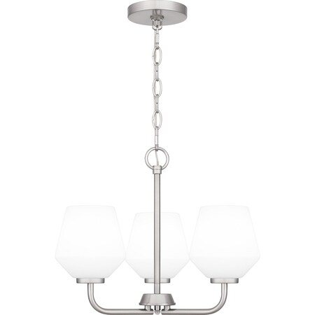 Quoizel Nielson Pendant 3 Lights Brushed Nickel NIE2817BN